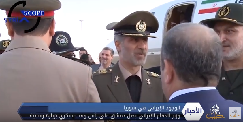 وزير الدفاع الايراني يعلن من دمشق أن نظام الأسد فقط من يحدد بقاء إيران أو خروجها من سوريا