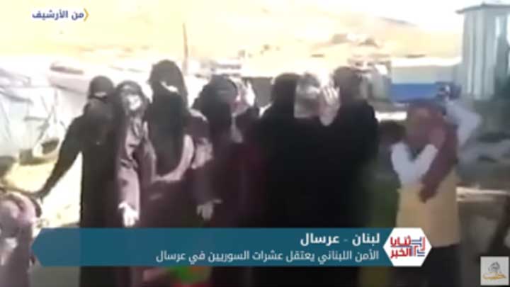 ثنايا الخبر: اللاجئون السوريون في لبنان يتعرضون لحملة اعتقالات، فما المبررات وما الأهداف؟؟