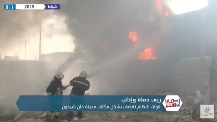 ثنايا الخبر: النظام يواصل قصف الشمال وماذا وراء التركيز على خان شيخون