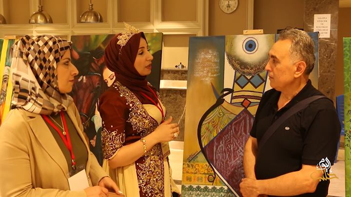 سواعد أمل – رسامة سورية.. تشارك في معارض عالمية