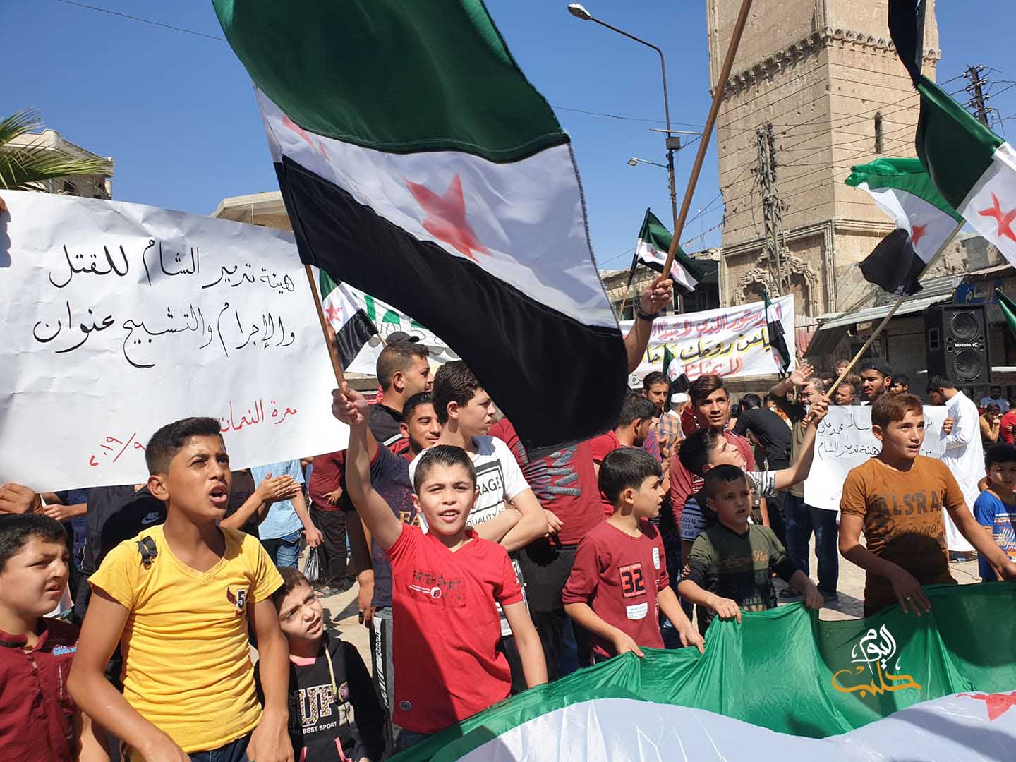 مظاهرات في إدلب وريف حلب ضد النظام وتحرير الشام واللجنة الدستورية