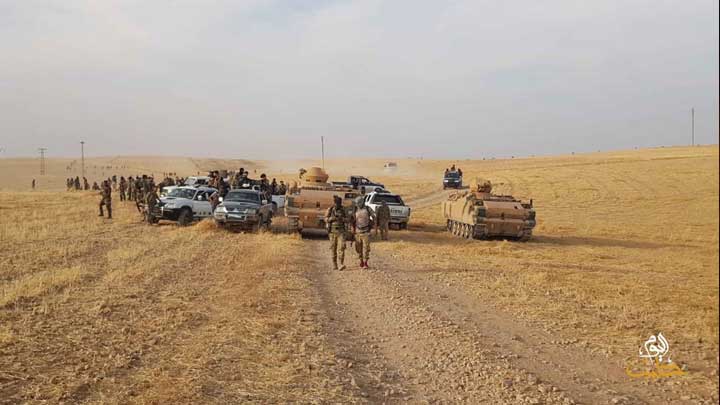 عاجل.. الجيش الوطني السوري يعلن انطلاق قواته بهدف السيطرة على منبج “فيديو”