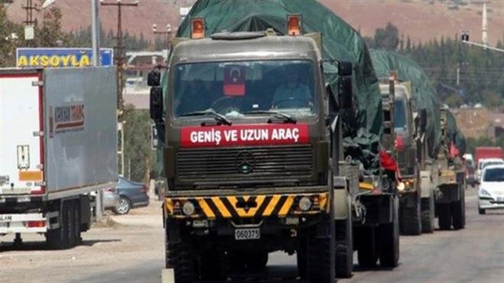 استمرار دخول الأرتال التركية للأراضي السورية
