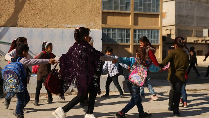 مدارس رأس العين شمالي الحسكة تفتح أبوابها أمام التلاميذ