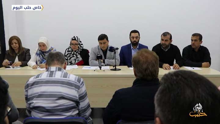 رابطة الشبكات السورية تقيم مؤتمرا صحفيا حول الأوضاع الإنسانية في إدلب