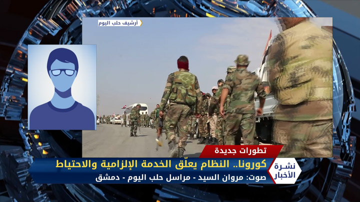 مداخلة مروان السيد – بسبب كورونا النظام يعلّق الخدمة الإلزامية والاحتياط