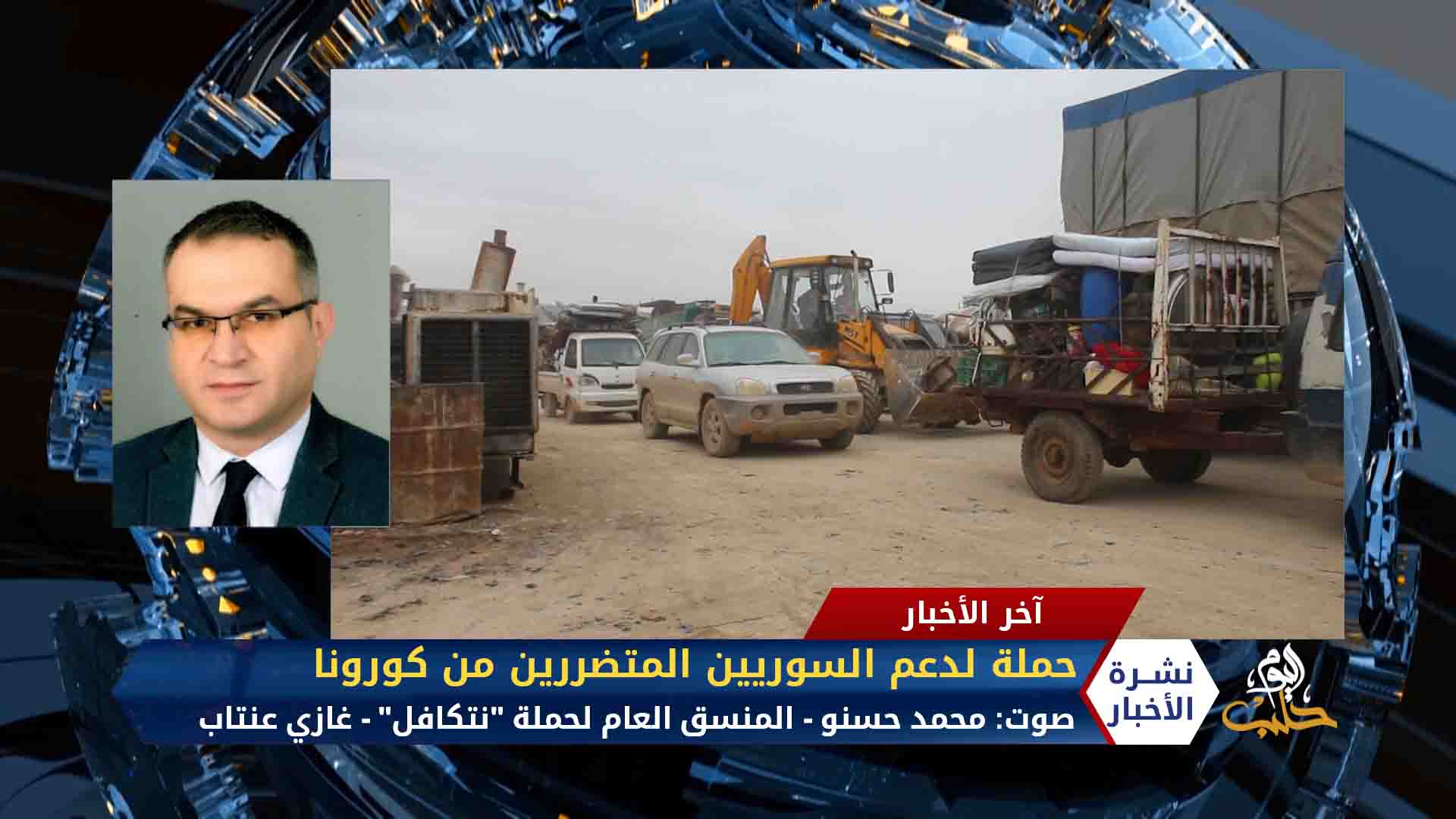 مداخلة محمد حسنو – إطلاق الحملة الإنسانية السورية نتكافل لدعم السوريين المتضررين من كورونا