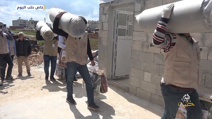 ملتقى البيت الحلبي يفتتح مشروعا سكنياً لإيواء النازحين بريف إدلب