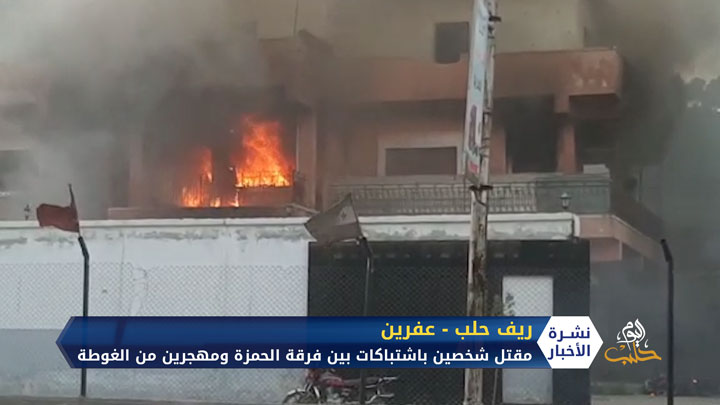 المظاهر العسكرية والاقتتال بين الفصائل يقضان مضجع مدينة عفرين في ريف حلب