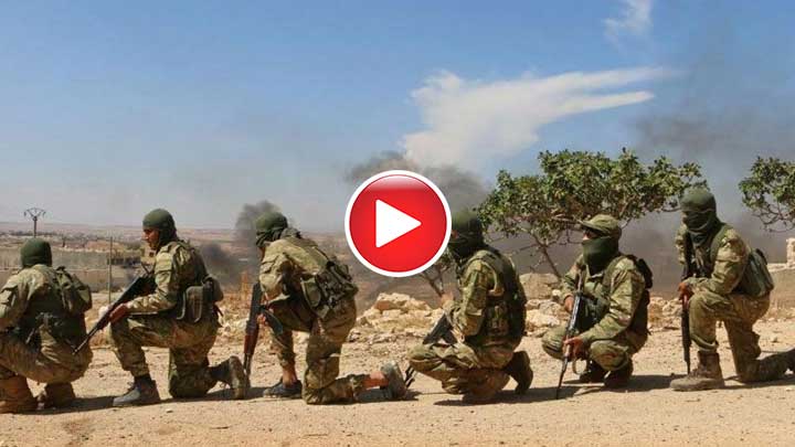 تسجيل مسرب لدورة تدريبية لعناصر الفيلق الخامس في درعا