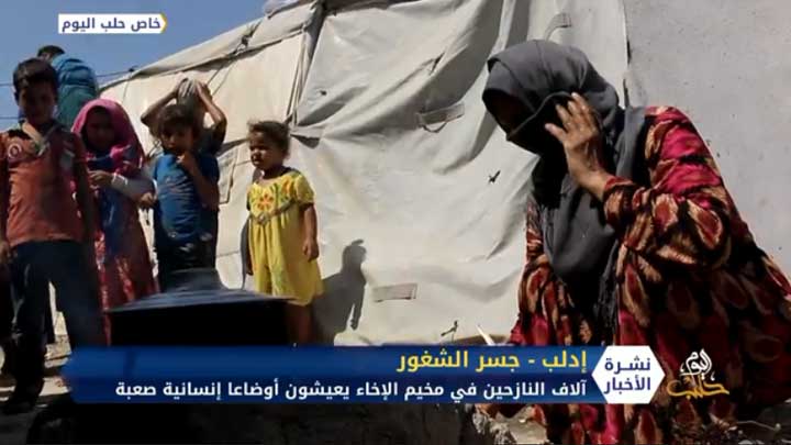 وسط نقص في المياه.. موجة حر تضرب المخيمات في الشمال السوري