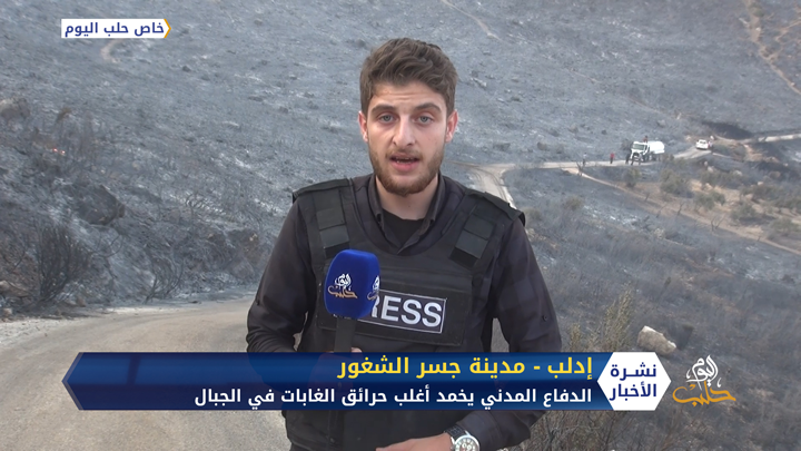 الدفاع المدني يخمد أغلب الحرائق في ريف إدلب الغربي