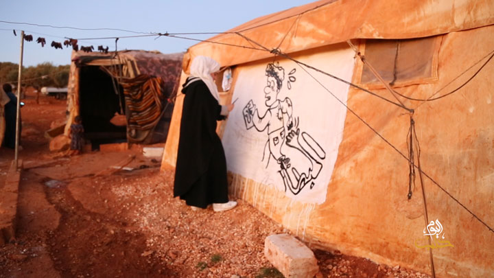 شببلك 84- الرسم على الخيام