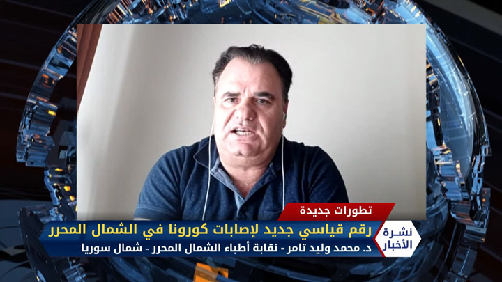 مداخلة د. محمد وليد تامر – تزايد أعداد الإصابات بفيروس كورونا في الشمال المحرر