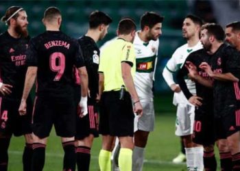 ريال مدريد يسقط في فخ إلتشي ويمنح اتلتيكو الصدارة منفرداً في آخر مباريات 2020