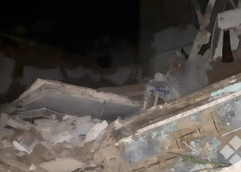 إصابات وأضرار مادية جراء انهيار مبنى في حي سويقة في دمشق