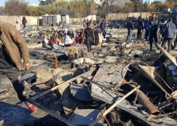 نظام الأسد يعلّق على حرق مخيم اللاجئين السوريين في لبنان