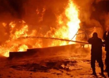 انفجار صهريج وقود بالقرب من “الشركة السورية للغاز” في حمص