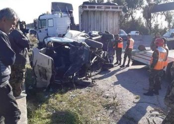 حادث مروري يتسبب بوفاة شخصين وإصابة 12 آخرين في طرطوس