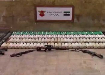 ضبط شاحنة أسلحة لـ “YPG”بمدينة الباب شرقي حلب