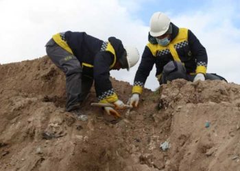 الدفاع المدني ينتشل 6 جثث “مجهولة الهوية” في الباب شرق حلب