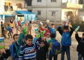 منظمة تركية تتكفل بعشرات الأيتام في مدينة رأس العين