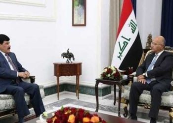الرئيس العراقي يبحث مع سفير النظام الملف السوري