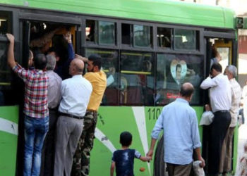 قرارات حكومة النظام تفاقم أزمة المواصلات في دمشق وريفها