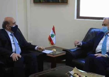 لقاء بين وزير الخارجية اللبناني وسفير النظام في بيروت