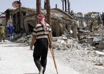 مقتل طفلين في الغوطة الشرقية بسبب انفجار قنبلة عنقودية