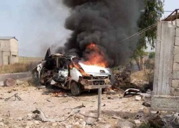 بينهم أطفال.. قتلى مدنيون باستهداف قوات النظام لسيارتهم غربي إدلب