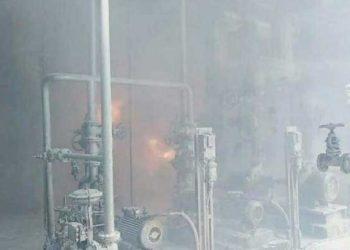 حمص.. اندلاع حريق في مصفاة تكرير النفط “فيديو”
