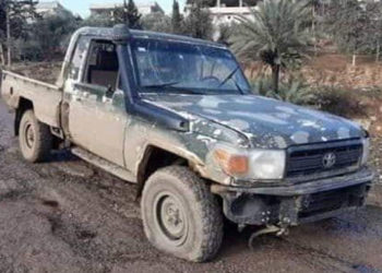 إصابة عدد من عناصر النظام إثر استهداف سيارة عسكرية شمالي درعا