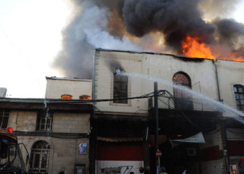 حريقين في دمشق وريفها أول أيام عيد الفطر