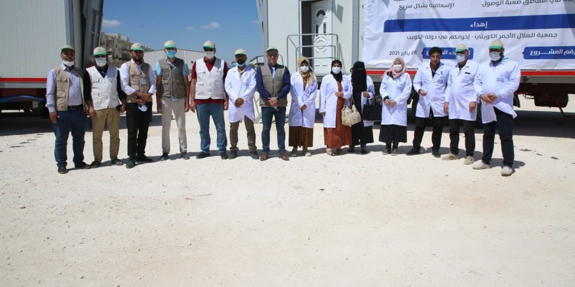افتتاح مركزين صحّيين متنقلين في ريفي إدلب وحلب