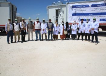افتتاح مركزين صحّيين متنقلين في ريفي إدلب وحلب