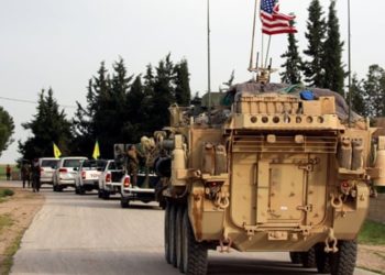 قافلة مساعدات لوجستية تدخل الحسكة لصالح القوات الأمريكية