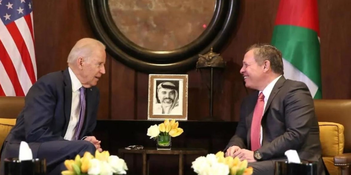مصادر تكشف عن ما سيناقشه الملك الأردني مع “جو بايدن” حول نظام الأسد