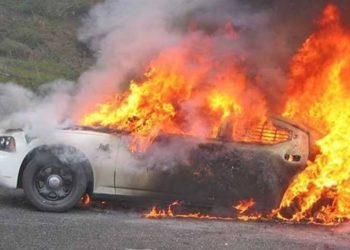 حريق سيارة يودي بحياة أربعة أشخاص في الحسكة