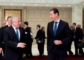 رسائل روسية.. لافرنتيف يلتقي الأسد في دمشق