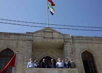 وزير الداخلية التركي يزور مدينتي عفرين واعزاز شمال حلب