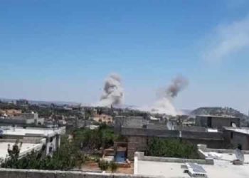 غارات جوية روسية على ريف إدلب