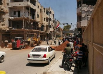 البدء بتنفيذ بنود الاتفاق بين لجنة درعا البلد والنظام في درعا