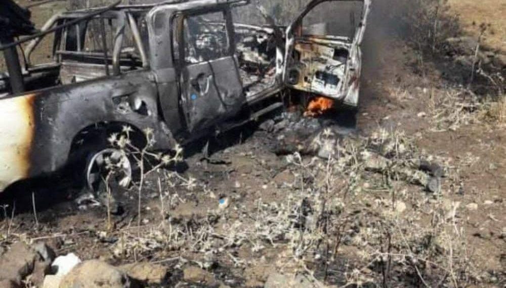 مقتل ضابط وعناصر من قوات النظام باستهداف سيارة عسكرية غربي درعا