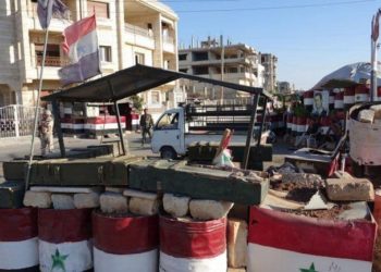 اشتباكات بين عناصر النظام ومجهولين غربي درعا