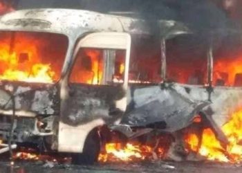 تنظيم “حراس الدين” يتبنى استهداف “باص مبيت” لقوات النظام في دمشق