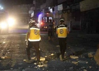 جرحى بقصف صاروخي على الباب شرق حلب