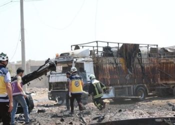 جرحى مدنيون بانفجار سيارة مفخخة في إعزاز شمالي حلب