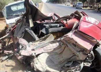 إصابة ستة أشخاص بحادث مروري في حمص