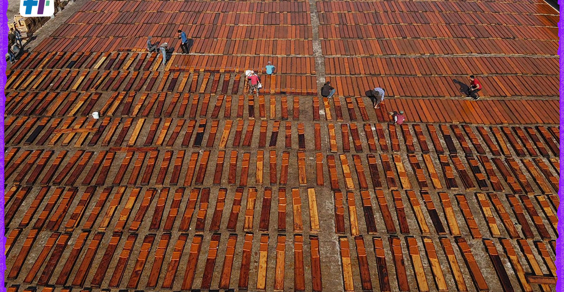 خاص: مهجر من الغوطة الشرقية ينقل صناعة “قمر الدين” إلى إدلب (صور)